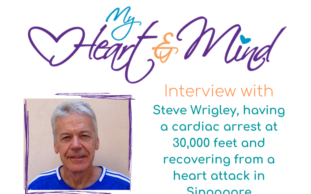 Interview with Steve Wrigley – Having a cardiac arrest at 30,000 feet and recovering from a heart attack in Singapore