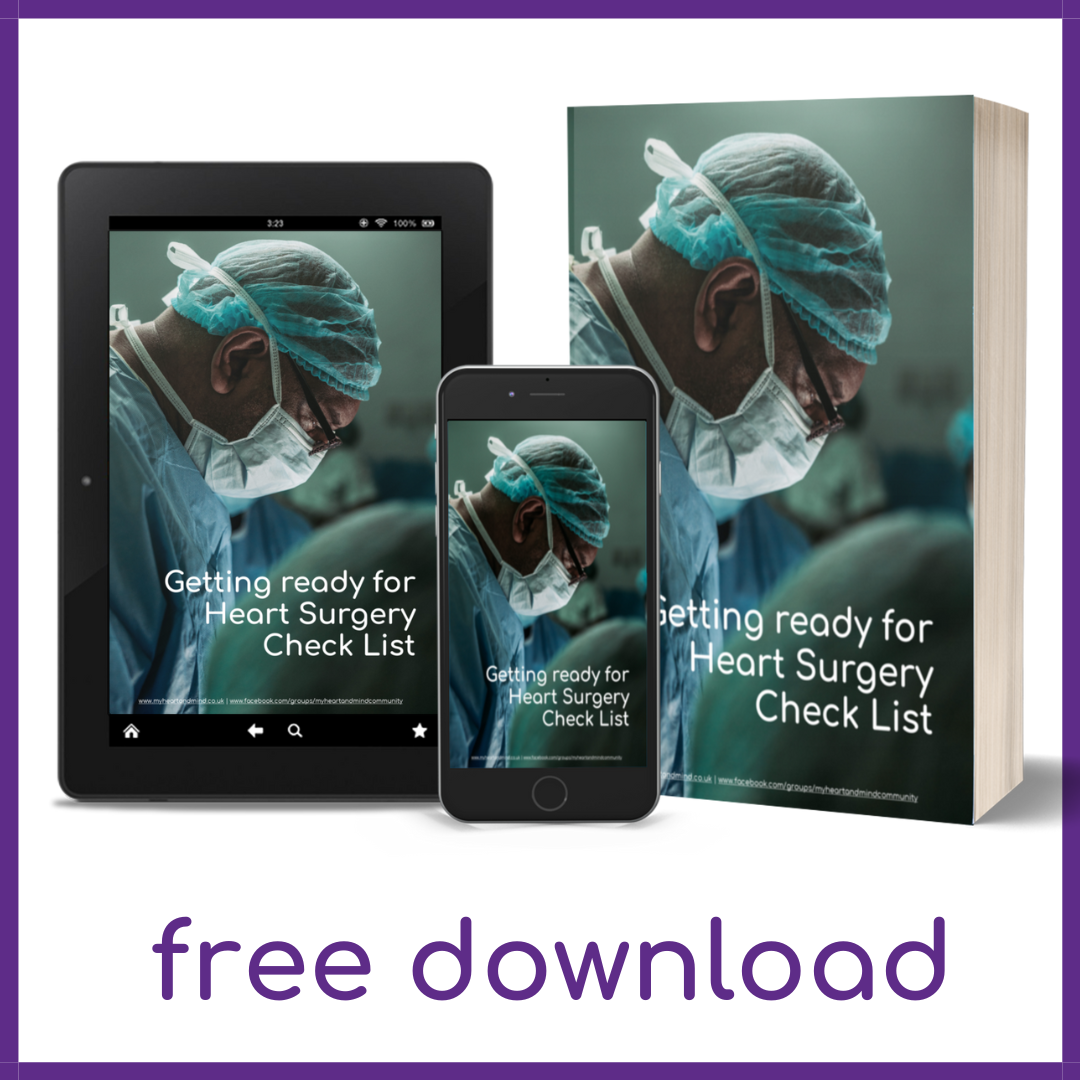 free download of prepare for heart surgery check list